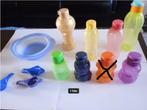 tupperware : drinkflessen, vergiet, kommen, dozen 1-10€/stuk, Ophalen of Verzenden, Gebruikt, Geel