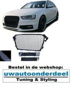 Grill Zonder Embleem Glans Zwart Honingraat Voor Audi A4 B8., Envoi