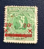 Postzegel België OBP 184-V, Postzegels en Munten, Ophalen of Verzenden, Gestempeld, Sport, Gestempeld