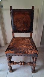 6 Prachtige stoelen, Huis en Inrichting, Stoelen, Gebruikt, Bruin, Vijf, Zes of meer stoelen, Leer