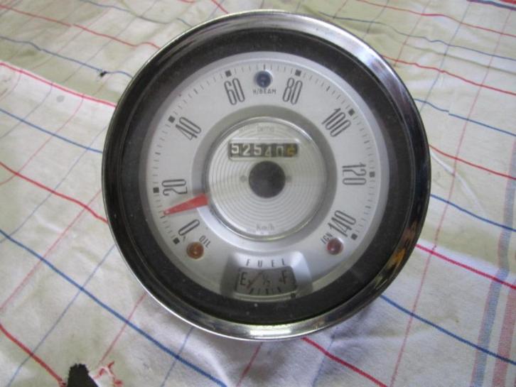 centrale teller CLASSIC MINI MK 1 met 52540 km, Auto-onderdelen, Dashboard en Schakelaars, Mini, Oldtimer onderdelen, Rover, Universele onderdelen