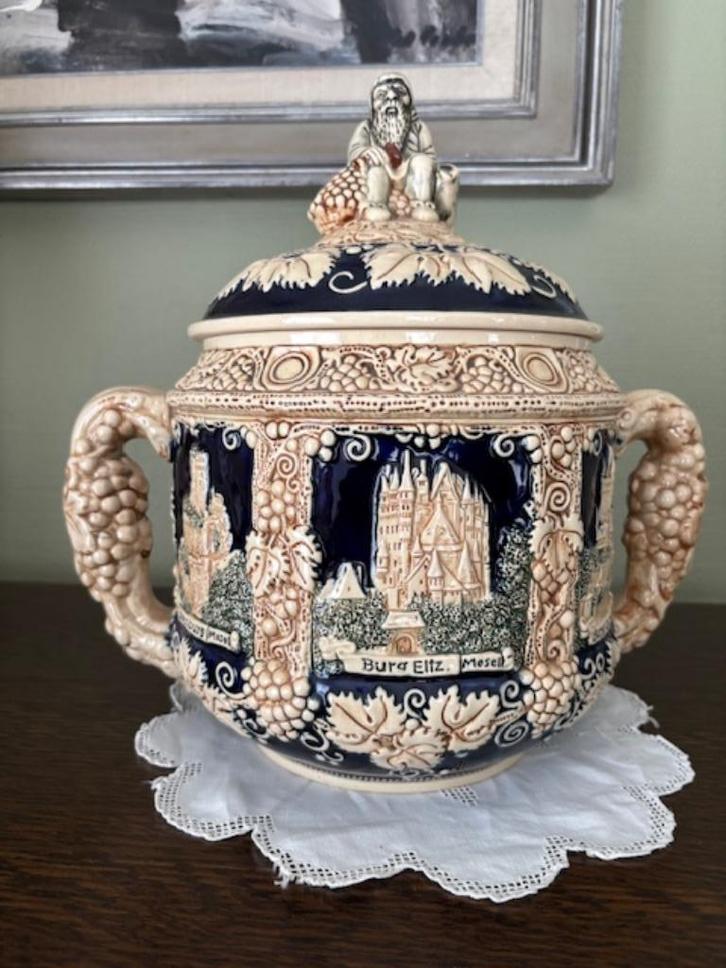 ZELDZAME BIERKRUIK Westerwaldgebied  van fabrikant GERZ, Antiek en Kunst, Antiek | Keramiek en Aardewerk, Ophalen