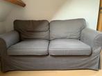 Grijze stoffen zetel 175x85x85, Huis en Inrichting, Ophalen, Gebruikt, 150 tot 200 cm, Tweepersoons
