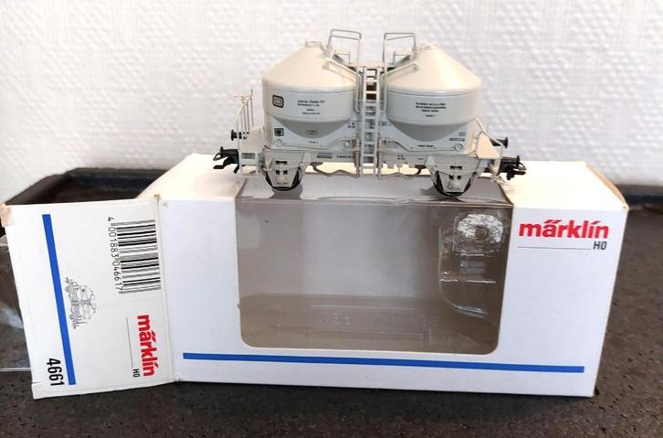 4661 Marklin HO–Containerwagen fijn stortgoed (C2500796), Hobby & Loisirs créatifs, Trains miniatures | HO, Neuf, Wagon, Märklin