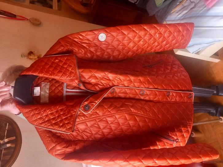 mooie gemoltoneerde winterjas, Kleding | Dames, Jassen | Winter, Nieuw, Maat 42/44 (L), Oranje, Ophalen of Verzenden