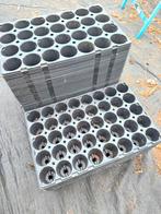 Plantpotten, kweektrays, Ophalen