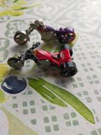 Twee kleine motoren Mattel.7 cm en in metaal., Kinderen en Baby's, Speelgoed |Speelgoedvoertuigen, Zo goed als nieuw, Ophalen