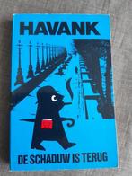 Havank – De schaduw is terug - blauwe cover met stadszicht, Boeken, Detectives, Gelezen, Havank, Ophalen of Verzenden