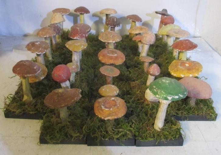 collectie antieke botanische modellen paddestoelen  47/1, Antiek en Kunst, Curiosa en Brocante, Verzenden