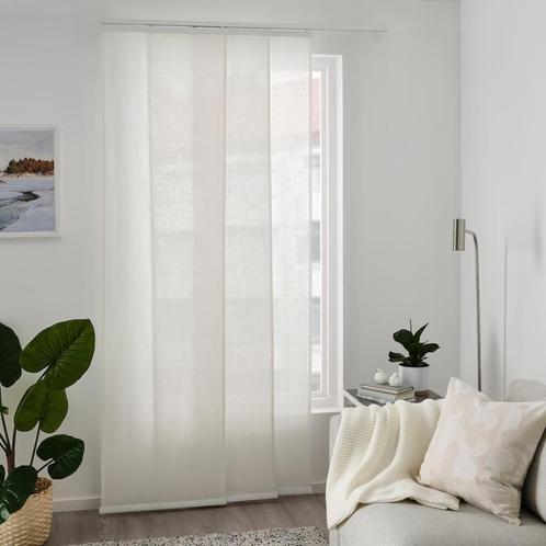 Rideau à panneaux 2 tringles + tissu transparent blanc IKEA, Maison & Meubles, Ameublement | Rideaux & Stores à lamelles, Neuf