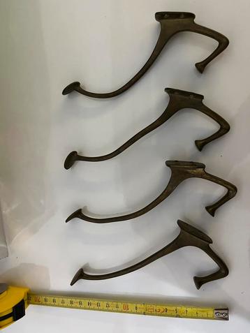 Kapstokhaak koper, 4 stuks beschikbaar voor biedingen