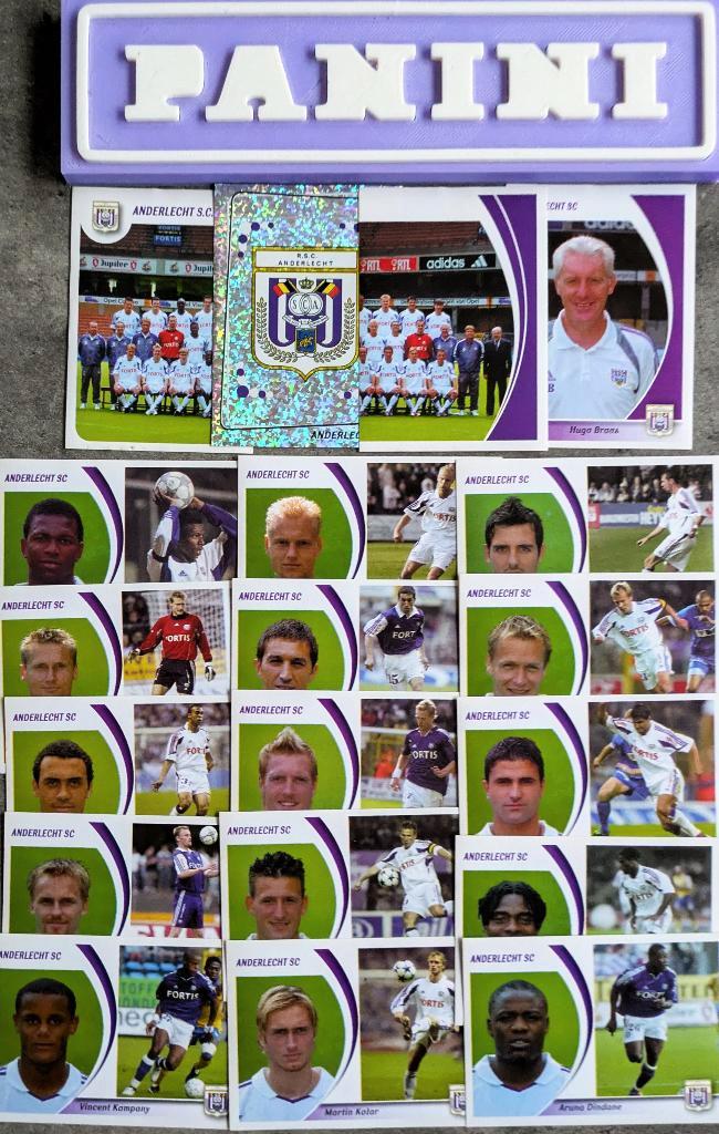 Autocollants Panini football 2005 19X ANDERLECHT foot 2005, Hobby & Loisirs créatifs, Autocollants & Images, Neuf, Envoi
