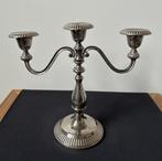 Heel mooie 3-koppige kandelaar, Ophalen of Verzenden, Zilver