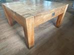 Salontafel massief teak, Huis en Inrichting, Tafels | Salontafels, Ophalen, 50 tot 100 cm, 50 tot 100 cm, Zo goed als nieuw
