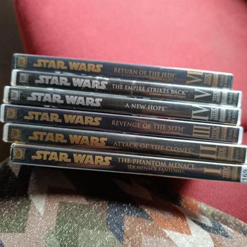 Star wars dvd's I II III IV V VI