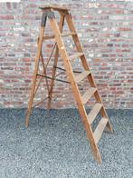 antieke pitch pine fruitladder/trapladder, Enlèvement