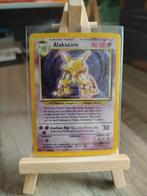 Pokémon Alakazam holo - base set, Ophalen of Verzenden, Gebruikt, Losse kaart, Foil