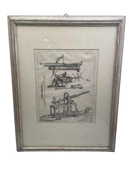 Ets - Dandre Bardon 1786 - Nicolas Cochin Lejeune p39, Antiek en Kunst, Kunst | Etsen en Gravures, Ophalen of Verzenden