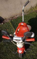 Tricycle rouge avec barre de poussée, Vélos & Vélomoteurs, Tige de poussée, Enlèvement, Utilisé
