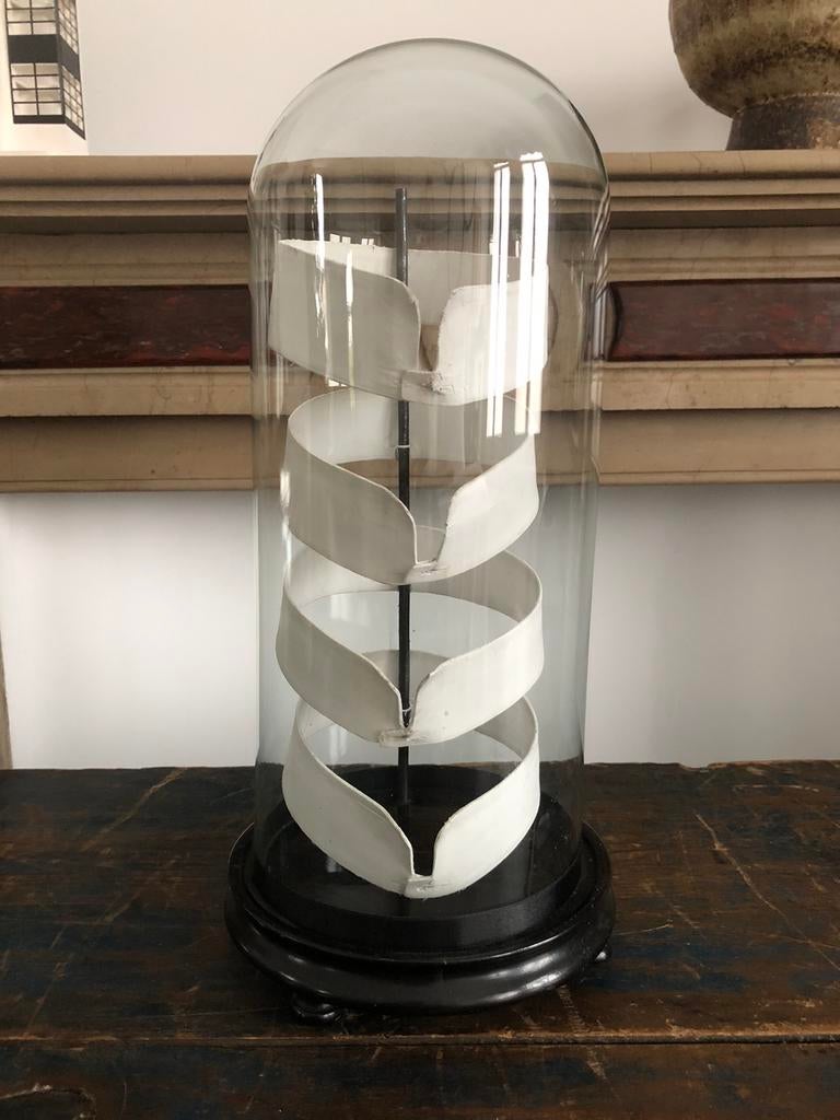 ANTIEKE STOLP MET ANTIEKE KRAGEN DECO, Enlèvement