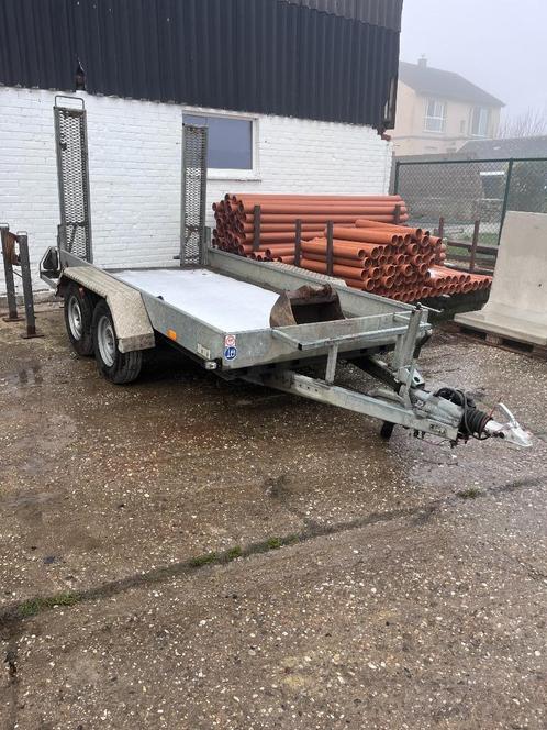 Porte engin Atec 3.5T, Auto diversen, Aanhangers en Bagagewagens, Gebruikt, Ophalen