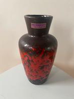 Vase vintage Scheurich Fat Lava décor Kaskade, Antiquités & Art, Enlèvement ou Envoi