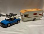 Auto met Playmobil caravan, Complete set, Gebruikt, Ophalen