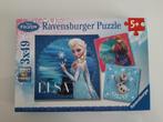 Puzzle Ravensburger Frozen 3x49 pièces, Plus de 50 pièces, 4 à 6 ans, Enlèvement, Utilisé