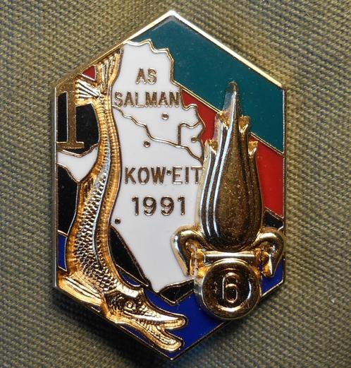 LEGION ETRANGERE / 6em REG / KOWEIT 1991., Verzamelen, Militaria | Algemeen, Landmacht, Embleem of Badge, Verzenden