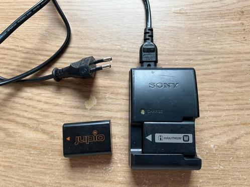 Sony NP-FW50 batterijen + lader, Audio, Tv en Foto, Fotografie | Accu's en Batterijen, Gebruikt, Ophalen