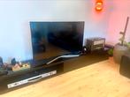 Tv meubel hoogglans zwart 180 cm, 150 à 200 cm, Comme neuf, 25 à 50 cm, Autres matériaux