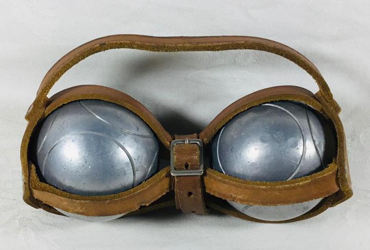 Jeu de boules petanque vintage antiek setje Jean Blanc, Antiek en Kunst, Curiosa en Brocante, Ophalen of Verzenden