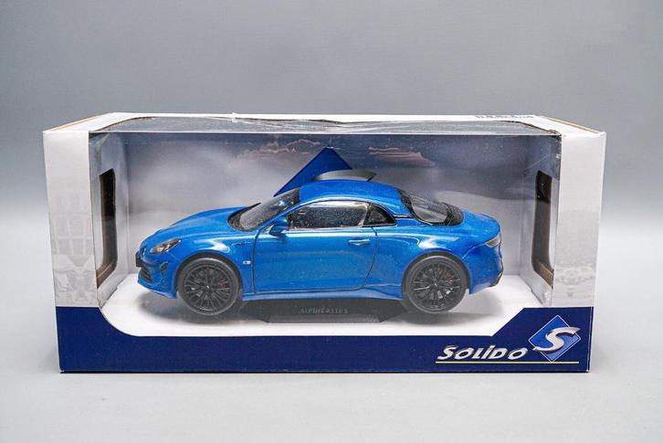1:18 Solido S1801606 Alpine A110 S Bleu Alpine 2019 (defect), Hobby en Vrije tijd, Modelauto's | 1:18, Gebruikt, Auto, Solido