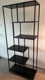WOOOD boekenkast zwart design, Huis en Inrichting, Kasten | Boekenkasten, Ophalen, Met plank(en), 50 tot 100 cm, Zo goed als nieuw
