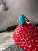Bague en argent avec turquoise, Bijoux, Sacs & Beauté, Enlèvement ou Envoi, Comme neuf, Argent, Argent