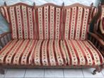 Divan 3 places + 2 fauteuils 1 place style Louis XV, Ophalen, Hout, Louis XV