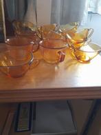Retro koffietasjes, Huis en Inrichting, Keuken | Servies, Ophalen, Zo goed als nieuw, Glas, Glas of Glazen