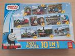 Puzzels Thomas trein 10 in 1, Kinderen en Baby's, Speelgoed | Kinderpuzzels, 4 tot 6 jaar, Meer dan 50 stukjes, Ophalen of Verzenden