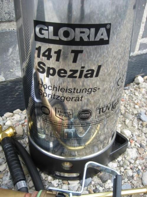 Gloria profi RVS druksproeier type 141 T met manometer 6 bar, Tuin en Terras, Hogedrukreinigers, Nieuw, Ophalen of Verzenden