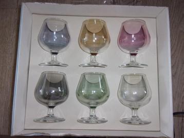 6 kristallen ballonglazen van Arques beschikbaar voor biedingen