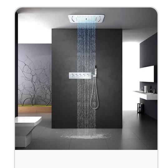 Douche type « rain shower » Dornbracht, Doe-het-zelf en Bouw, Sanitair, Nieuw, Douche, Inox, Ophalen