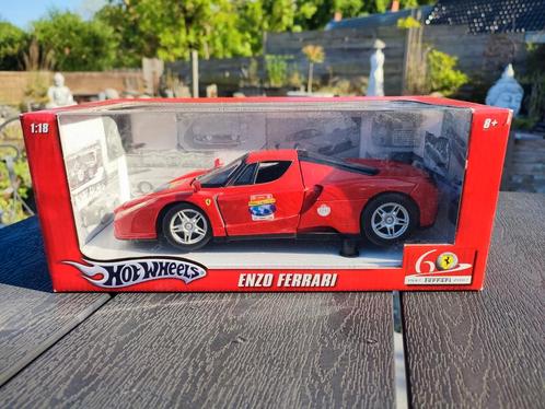 Ferrari Enzo 60 jaar Hotwheels 1/18, Hobby en Vrije tijd, Modelauto's | 1:18, Zo goed als nieuw, Auto, Hot Wheels, Ophalen of Verzenden