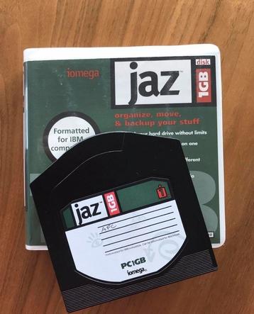 jaz schijf  (iomega)   opslag 1Gb (4×1GB) beschikbaar voor biedingen