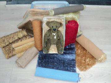 Stoffen om Teddyberen te maken beschikbaar voor biedingen