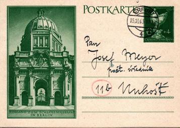 DEUTSCHES REICH :1943: Postkarte : Gelaufen Ganszache. beschikbaar voor biedingen