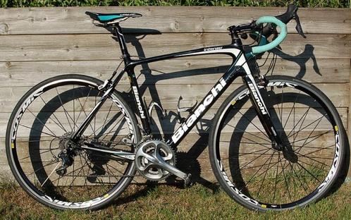 BIANCHI full carbon, 2x11 Shimano Ultegra, m. 54., Fietsen en Brommers, Fietsen | Racefietsen, Meer dan 20 versnellingen, Carbon
