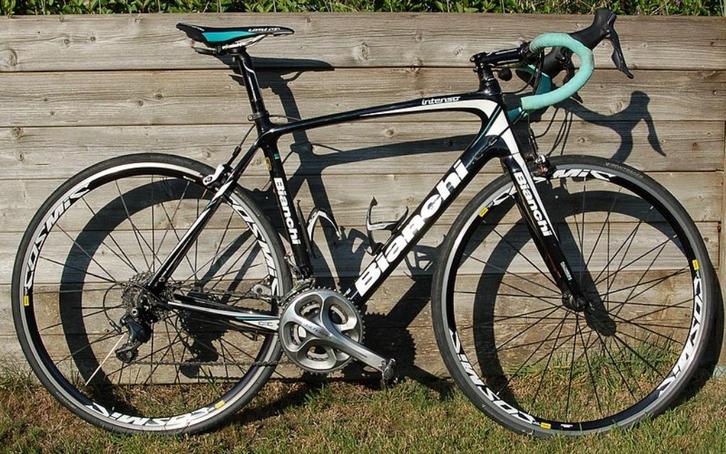 BIANCHI full carbon, 2x11 Shimano Ultegra, m. 54., Fietsen en Brommers, Fietsen | Racefietsen, Meer dan 20 versnellingen, Carbon