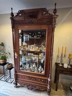 Vitrinekast in kerselaar, Antiek en Kunst, Ophalen