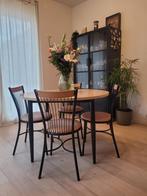 Tafel voor 4 personen, Huis en Inrichting, Ophalen, Gebruikt, 50 tot 100 cm, Rond
