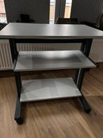 Robuuste verstelbare computer/laptoptafel op wielen, Ophalen, Zo goed als nieuw